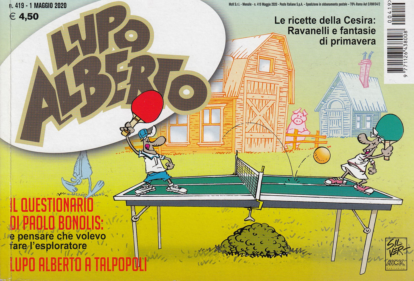 Lupo Alberto - Silver - McK- Originale- Fascia 400/453- scegli il numero- V25
