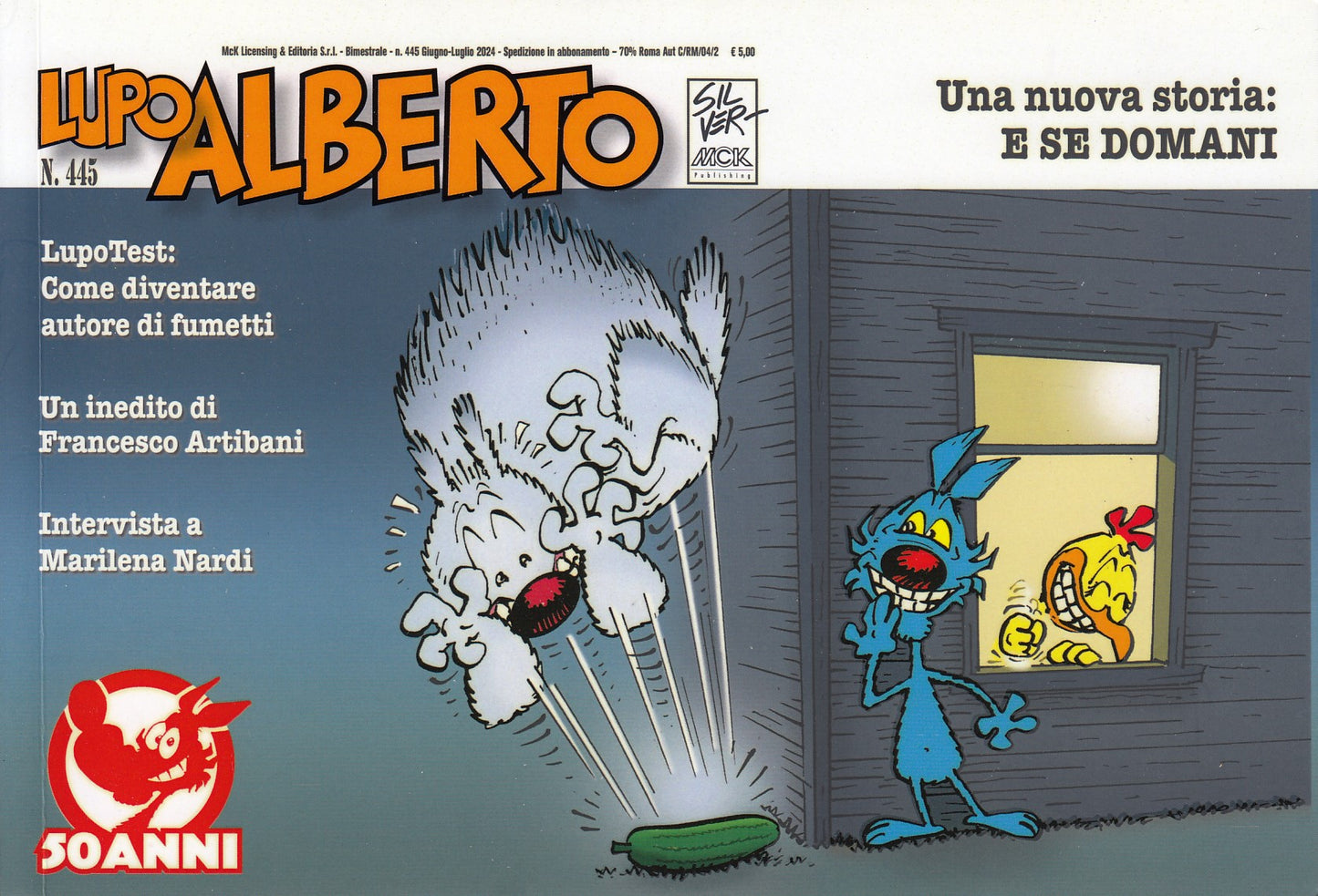 Lupo Alberto - Silver - McK- Originale- Fascia 400/453- scegli il numero- V25