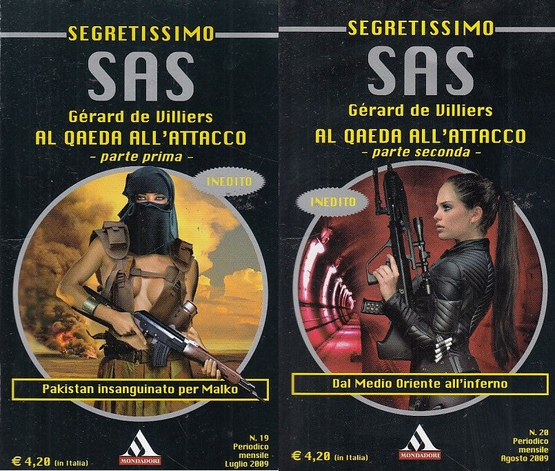 LN- AL QAEDA ALL'ATTACCO 2 VOL- DE VILLIERS- MONDADORI--- 2009- B- ZDS407