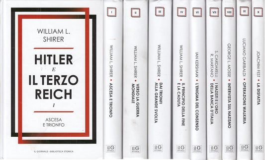 LS- HITLER E IL TERZO REICH 9 VOL -- IL GIORANLE - STORICA -- 2014 - C - YDS422