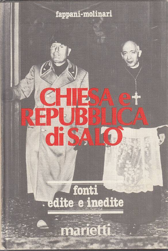 LS- CHIESA E REPUBBLICA DI SALO' - AA.VV. - MARIETTI --- 1981 - C - YFS198