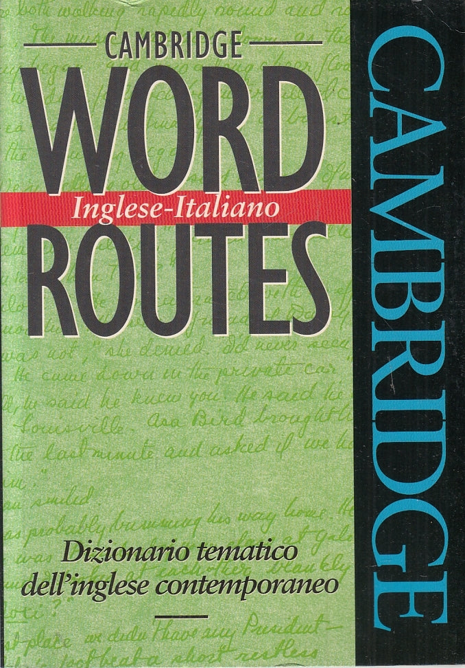 LZ- CAMBRIDGE WORD RUTES DIZIONARIO TEMATICO DELL'INGLESE CONTEMPORANEO - ZFS645
