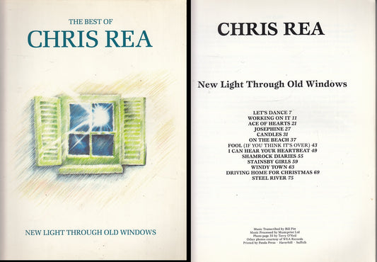 LT- THE BEST OF CHRIS REA NEW LIGHT THROUGH OLD WINDOWS ----- 1988 - B- YFS249