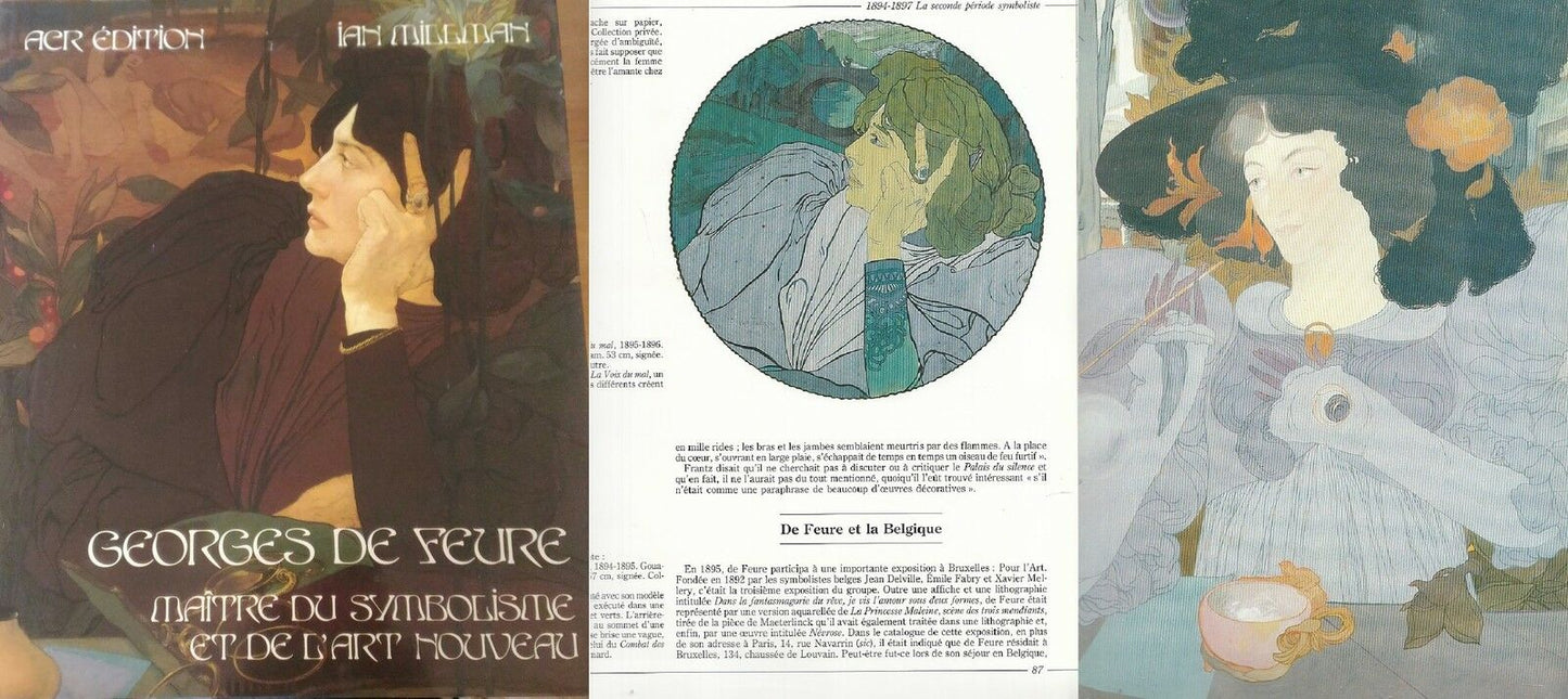 LT- GEORGES DE FEURE MAITRE ART NOUVEAU RARO - MILLMAN - ACR--- 1992- CS- ZDS676