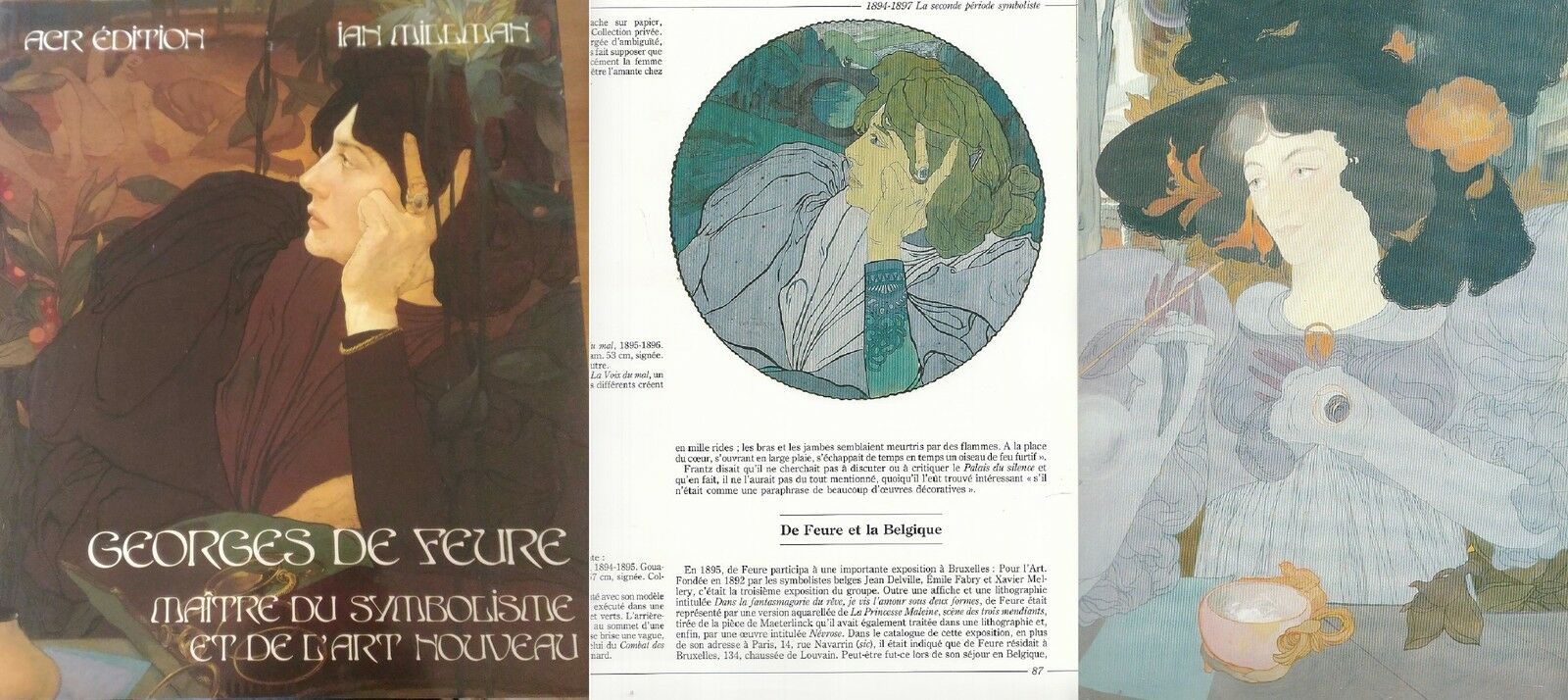 LT- GEORGES DE FEURE MAITRE ART NOUVEAU RARO - MILLMAN - ACR--- 1992- CS- ZDS676