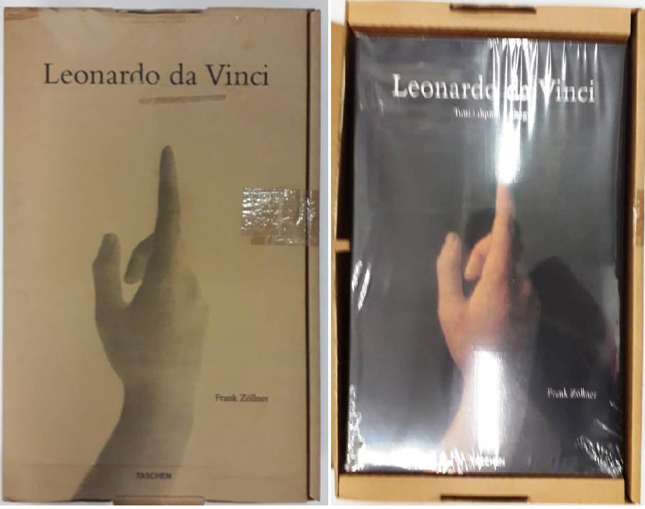 LT- LEONARDO DA VINCI DIPINTI DISEGNI- FRANK ZOLLNER- TASCHEN--- 2003- CS-ZFS319