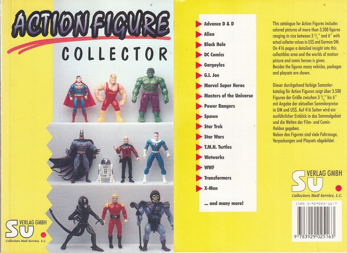 LZ- ACTION FIGURE COLLECTOR ALIEN DC MARVEL-- VERLAG GMBH SU--- 1997- B- ZDS528