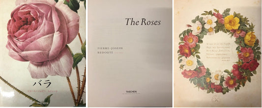 LT- THE ROSES IN ITALIANO FRANCESE INGLESE -- TASCHEN --- 2001 - CS - YFS794
