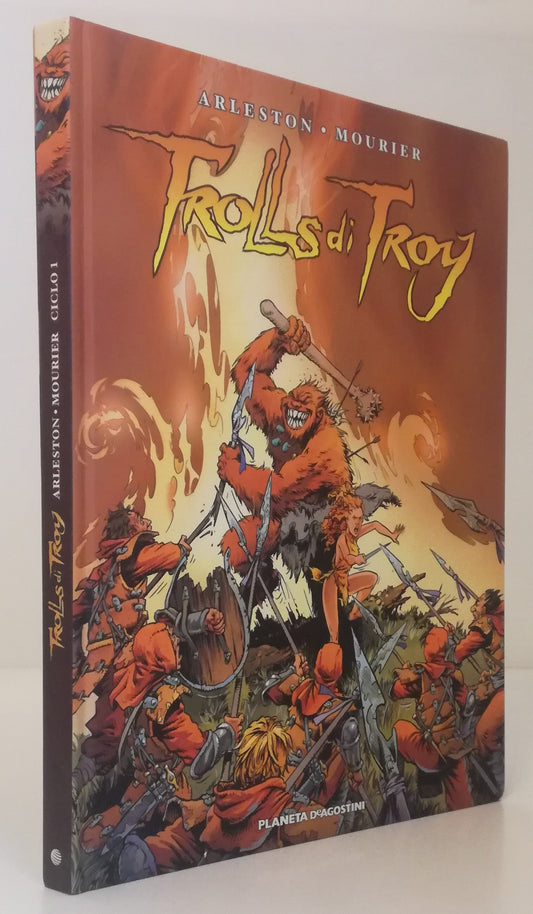 LN- TROLLS DI TROY CICLO 1 A FUMETTI - ARLESTON MOURIER- PLANETA--- 2009- C- VHX