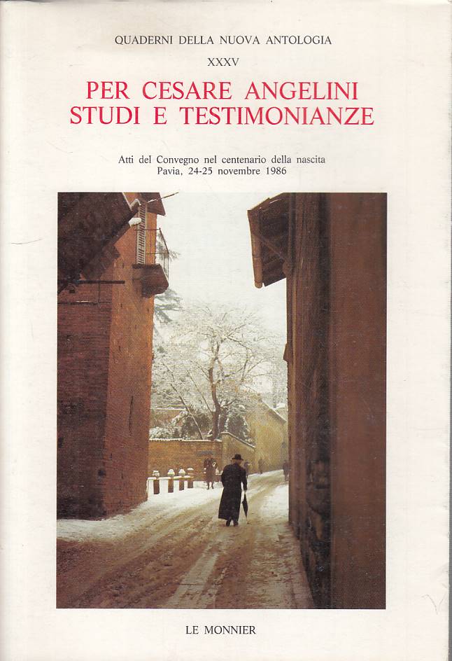 LS- PER CESARE ANGELINI STUDI E TESTIMONIANZE -- MONNIER --- 1988 - BS - YTS39