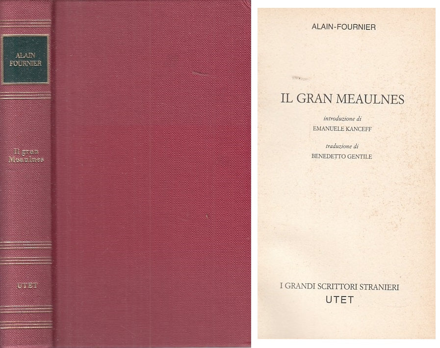 LN- IL GRAN MEAULNES - ALAIN FOURNIER - UTET --- 1981 - C - ZFS141