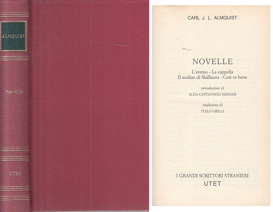 LN- NOVELLE EREMO CAPPELLA MULINO SKALLNORA- ALMQUIST- UTET--- 1981 - C - ZFS141