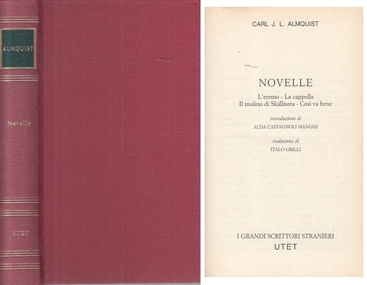 LN- NOVELLE EREMO CAPPELLA MULINO SKALLNORA- ALMQUIST- UTET--- 1981 - C - ZFS141