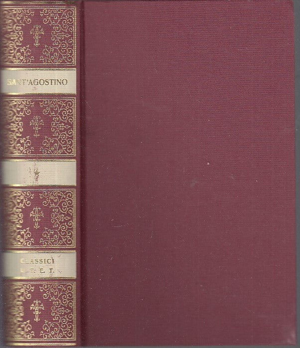 LS- CLASSICI DELLE RELIGIONI SANT'AGOSTINO SOLILOQUI -- UTET--- 1997- C- YDS480