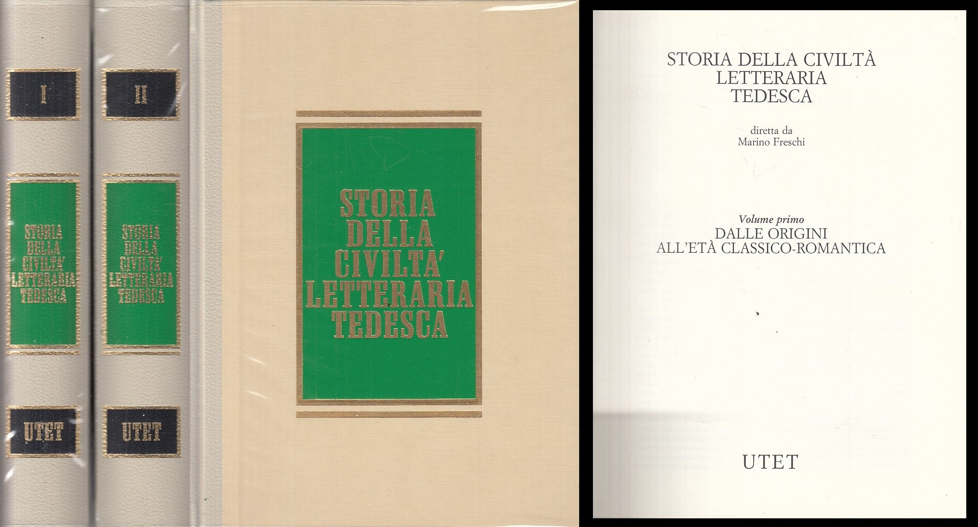 LS- STORIA CIVILTA' LETTERARIA TEDESCA 2 VOL.- FRESCHI- UTET--- 1998- CS- YFS391