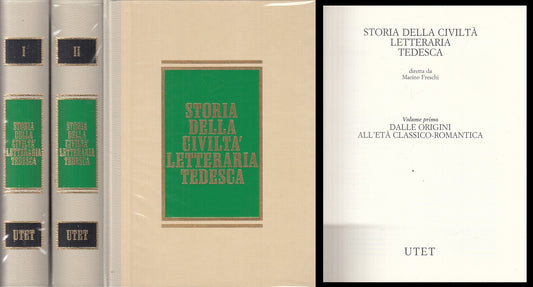 LS- STORIA CIVILTA' LETTERARIA TEDESCA 2 VOL.- FRESCHI- UTET--- 1998- CS- YFS391