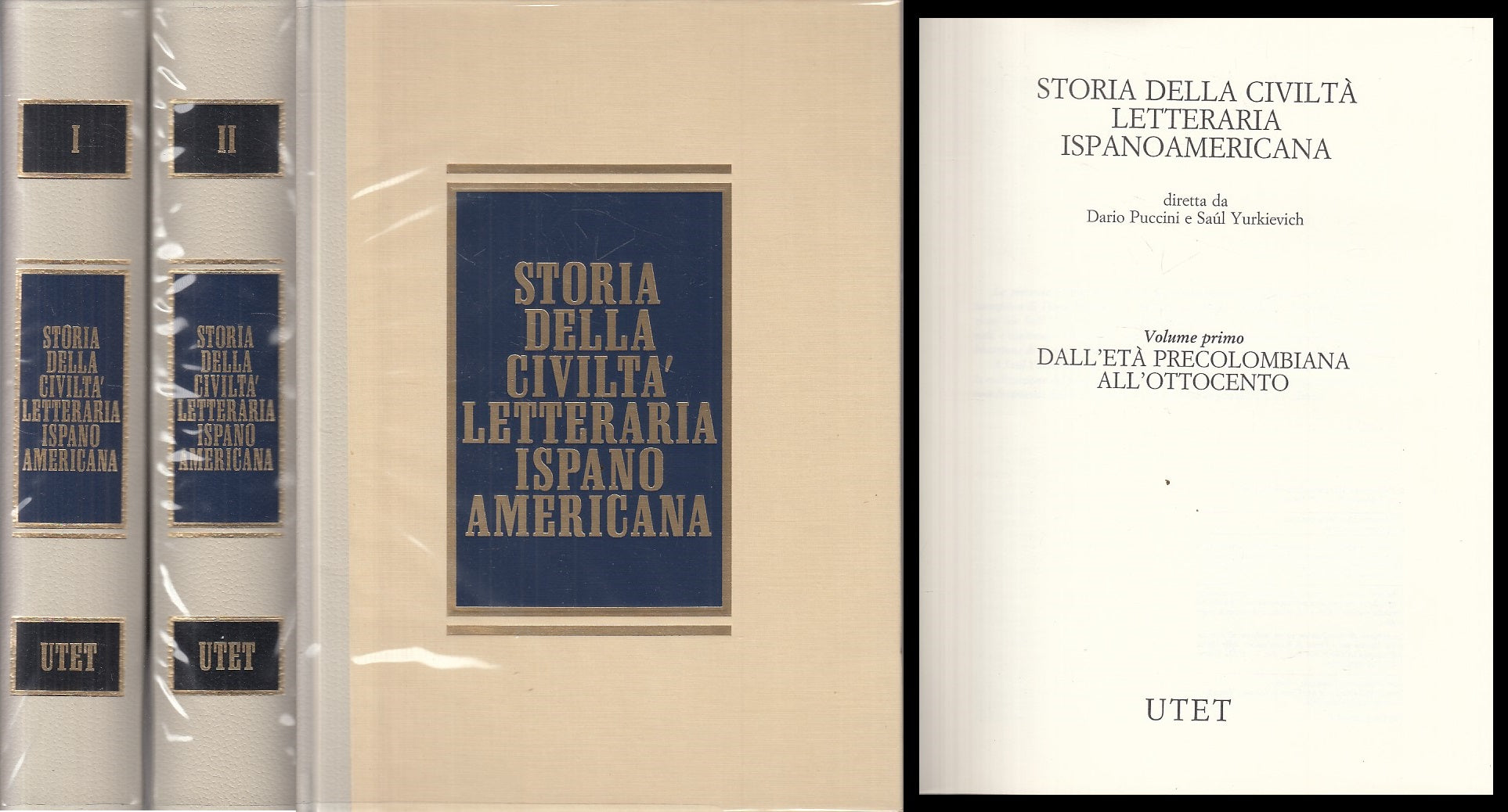 LS- STORIA CIVILTA' LETTERARIA ISPANO AMERICANA 2 VOL.-- UTET--- 2000- CS-ZFS319