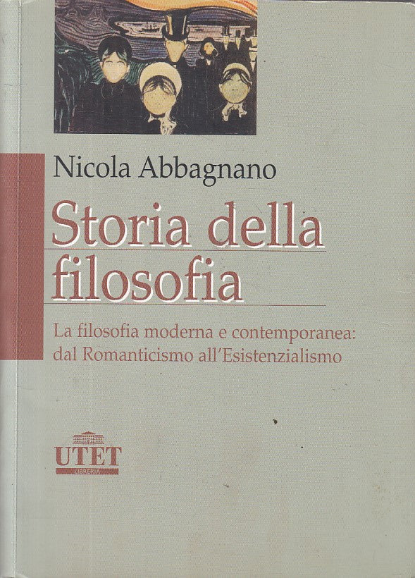 LS- STORIA DELLA FILOSOFIA 3 - ABBAGNANO - UTET --- 2008 - B - ZFS39
