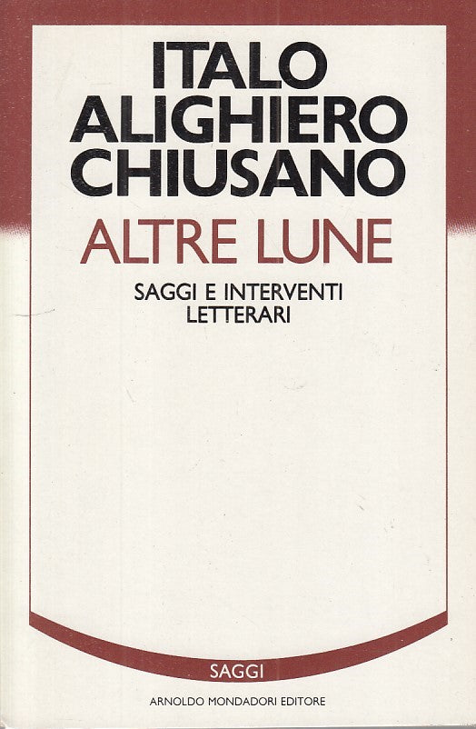 LS- ALTRE LUNE SAGGI - CHIUSANO - MONDADORI -- 1a ED. - 1987 - B - ZFS210