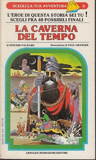 LF- LA CAVERNA DEL TEMPO- GRANGER PACKARD- MONDADORI- SCEGLI 4-- 1986- B- YFS999