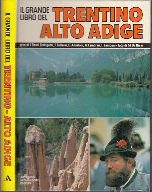 LV- IL GRANDE LIBRO DEL TRENTINO ALTO ADIGE -- MONDADORI --- 1987- C- ZFS572