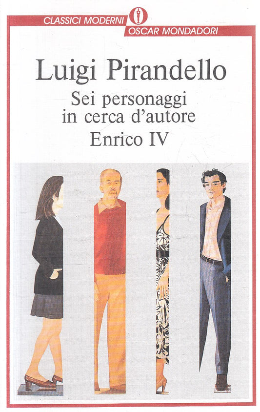 SEI PERSONAGGI CERCA D'AUTORE ENRICO IV - PIRANDELLO - MONDADORI- B- JXS285