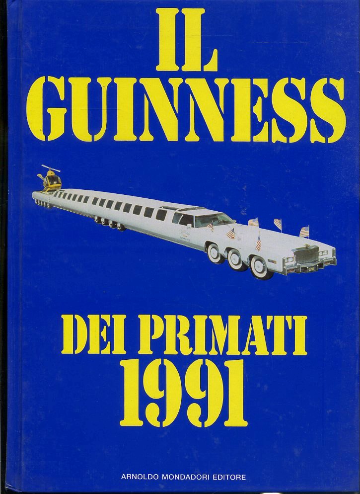 LZ- IL GUINNESS DEI PRIMATI 1991 -- MONDADORI --- 1991 - C - ZFS351