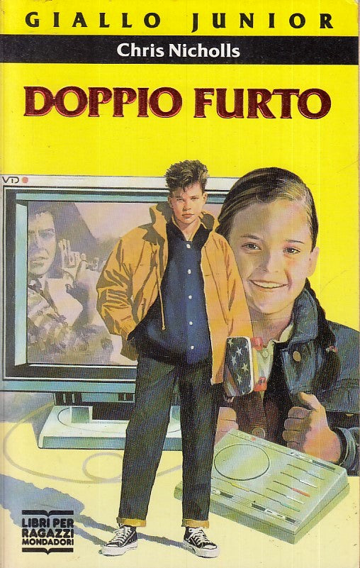 LN2- DOPPIO FURTO- CHRIS NICHOLLS- LIBRI RAGAZZI MONDADORI GIALLO JUNIOR- B- XFS