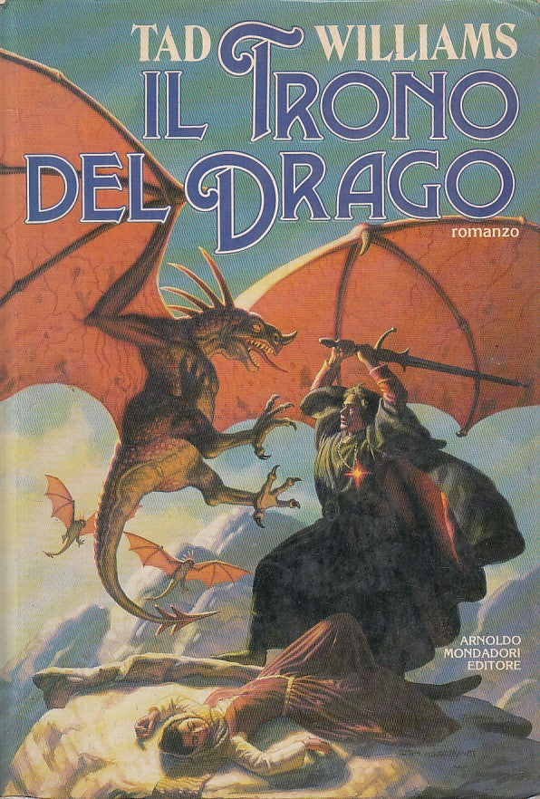 LN- IL TRONO DEL DRAGO - WILLIAMS - MONDADORI- FANTASY- 1a ED.- 1992 - B - ZFS30