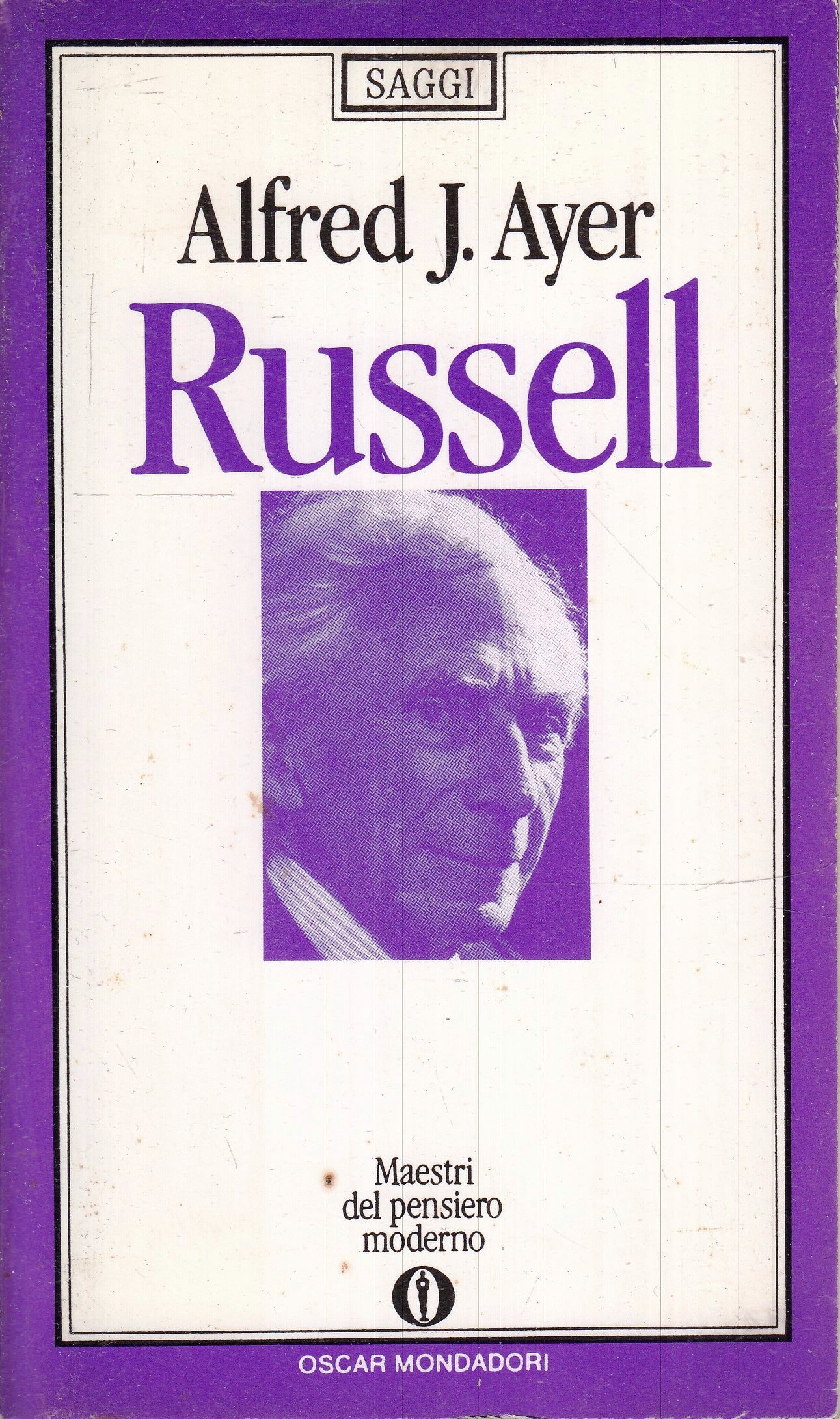 LN- RUSSELL - ALFRED J. AYER - MONDADORI - OSCAR SAGGI - 1a ED.- 1992- B- XFS