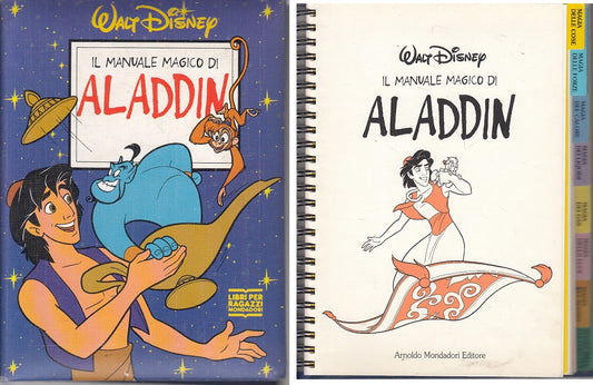 LB- IL MANUALE MAGICO DI ALADDIN - WALT DISNEY - MONDADORI --- 1993 - C - YFS489