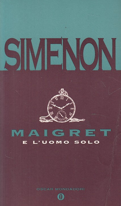 LN- MAIGRET E L'UOMO SOLO - SIMENON - MONDADORI --- 1998 - B - YFS489