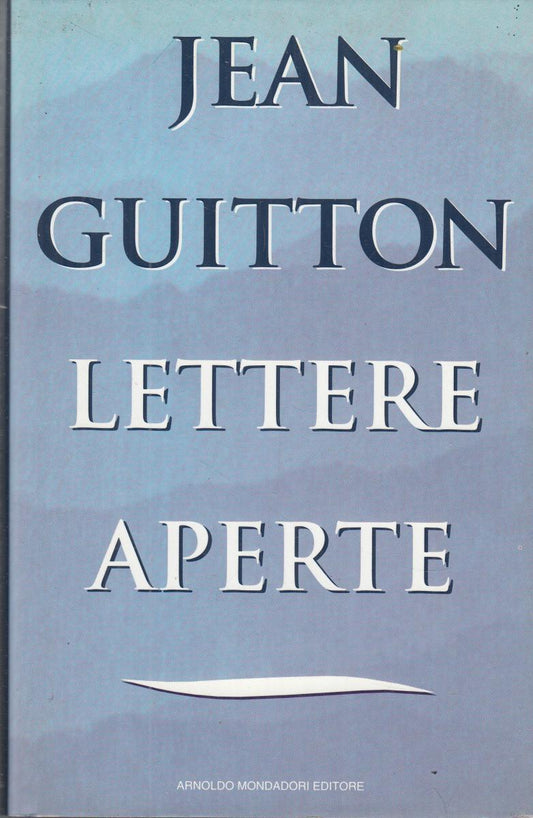 LN2- LETTERE APERTE - JEAN GUITTON - MONDADORI - CS - JXS122