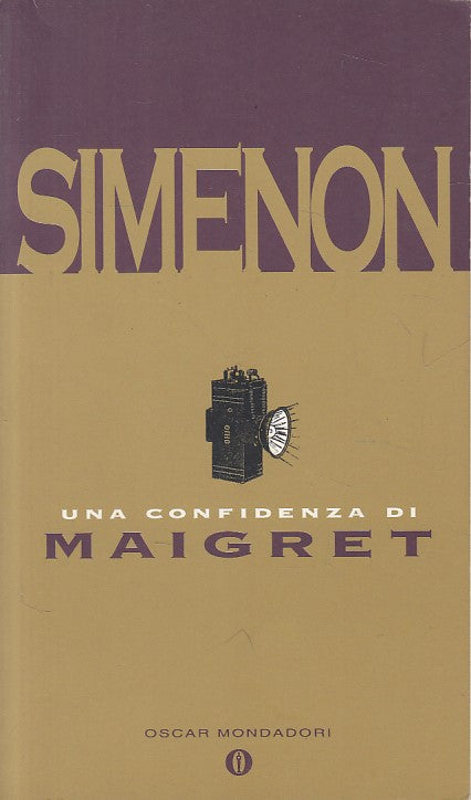 LN- UNA CONFIDENZA DI MAIGRET - SIMENON - MONDADORI --- 1994 - B - YFS489