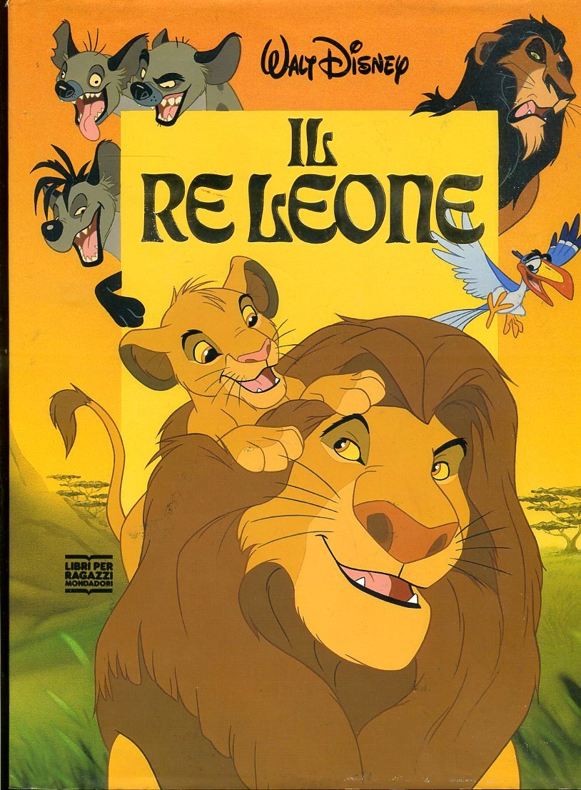 LB- IL RE LEONE -- DISNEY MONDADORI - LIBRI RAGAZZI - 1A ED. - 1994- CS- RGZ