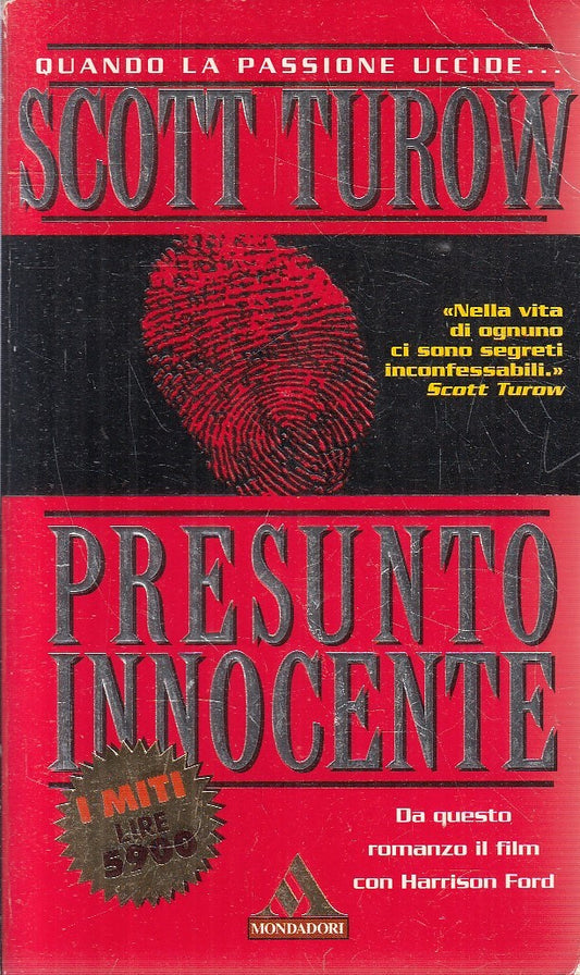 PRESUNTO INNOCENTE - SCOTT TUROW - MONDADORI MITI - B - JXS215