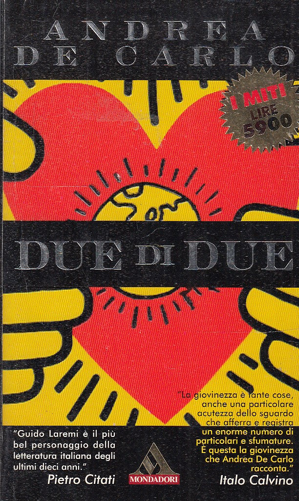 LN2- DUE DI DUE - ANDREA DE CARLO - MONDADORI - B- JXS75