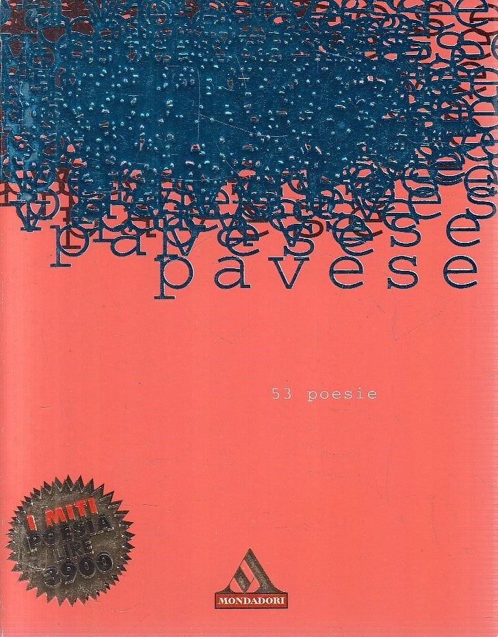 MITI POESIA N.27 53 POESIE - CESARE PAVESE - MONDADORI - B - JXS309