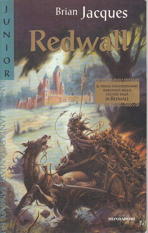 LN- REDWALL - JACQUES - MONDADORI - JUNIOR FANTASY -- 2000 - B - YFS606