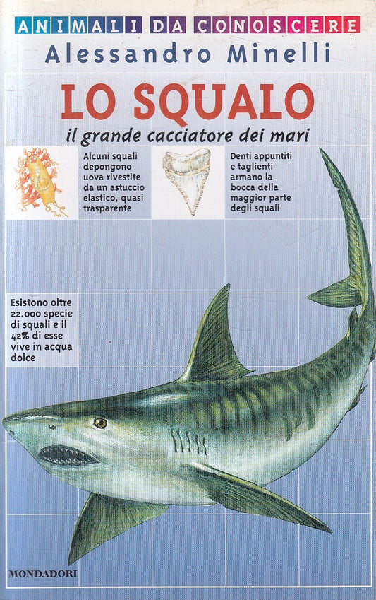 LN2- SQUALO GRANDE CACCIATORE DEI MARI - MINELLI - MONDADORI ANIMALI - B- JXS165