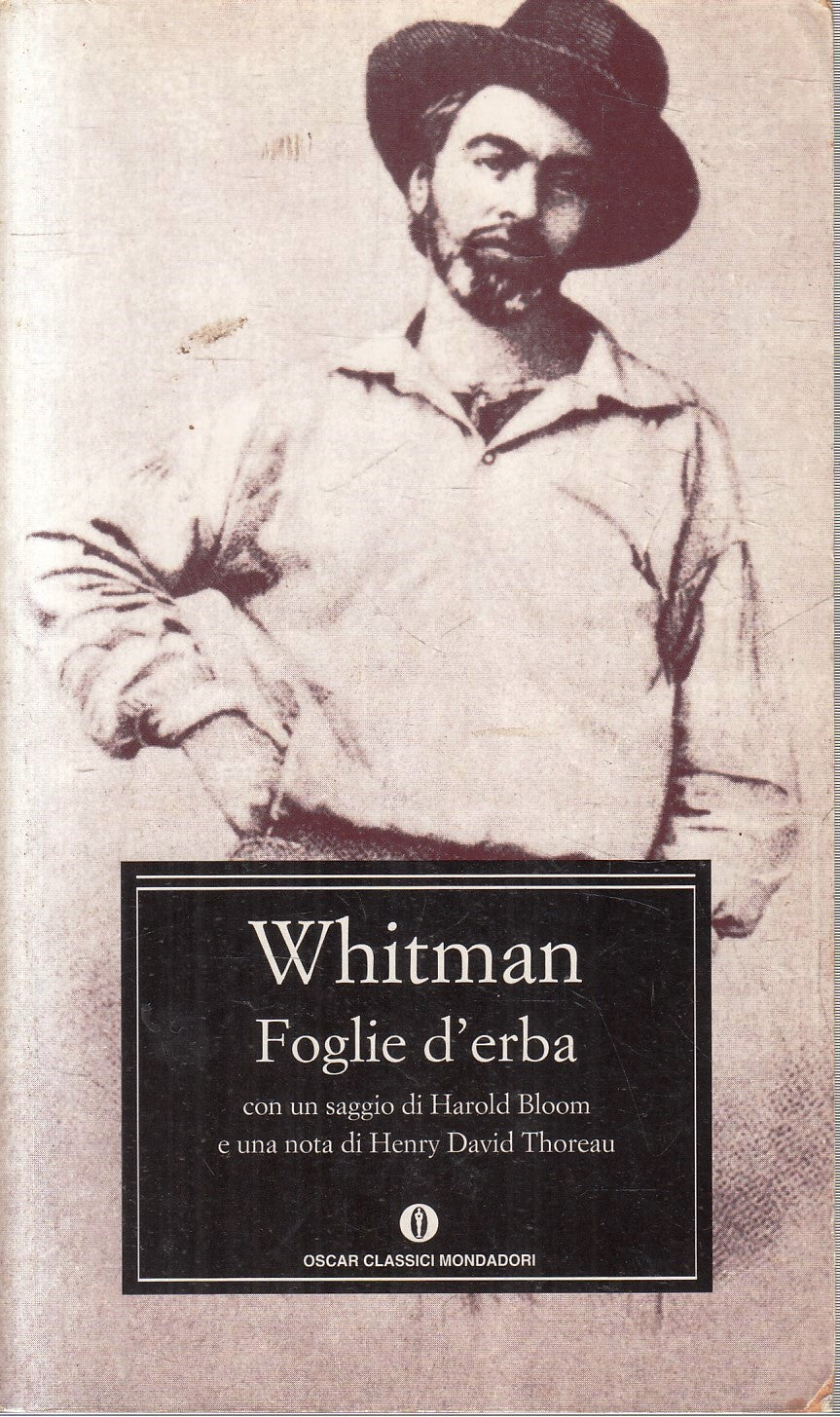 LN- FOGLIE D'ERBA - WHITMAN - MONDADORI - OSCAR CLASSICI --- B- XFS