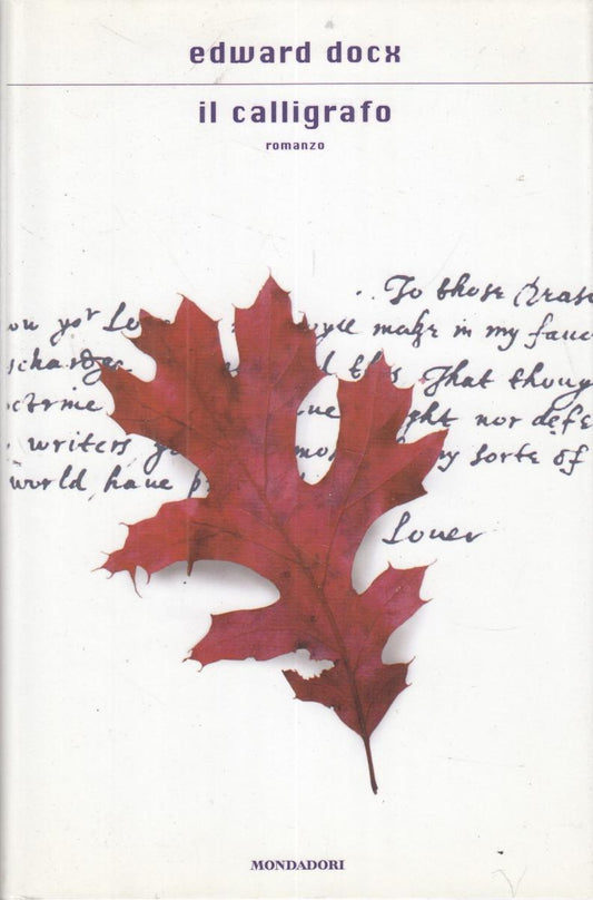 LN2- IL CALLIGRAFO - EDWARD DOCX - MONDADORI - CS- JXS100