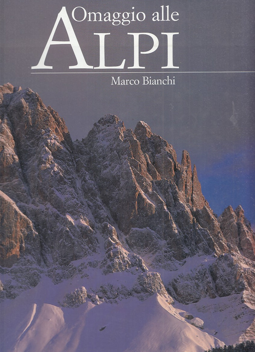 LT- OMAGGIO ALLE ALPI - MARCO BIANCHI - MONDADORI --- 2001 - CS - ZFS723