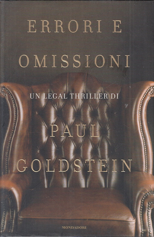 LN2- ERRORI E OMISSIONI - PAUL GOLDSTEIN - MONDADORI OMNIBUS - CS - JXS84