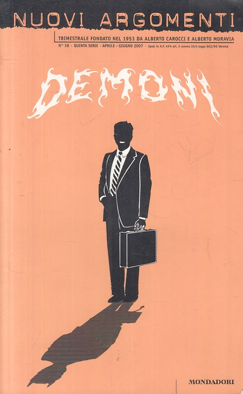 DEMONI -- MONDADORI NUOVI ARGOMENTI 38 - B- JXS84