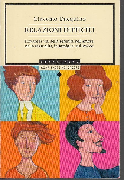 LS- RELAZIONI DIFFICILI - DACQUINO - MONDADORI- OSCAR SAGGI-- 2007- B- YFS667