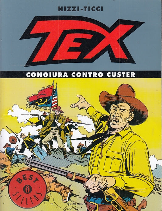 FB- TEX CONGIURA CONTRO CUSTER- TICCI NIZZI- MONDADORI BEST SELLERS- 2009- B- QKX