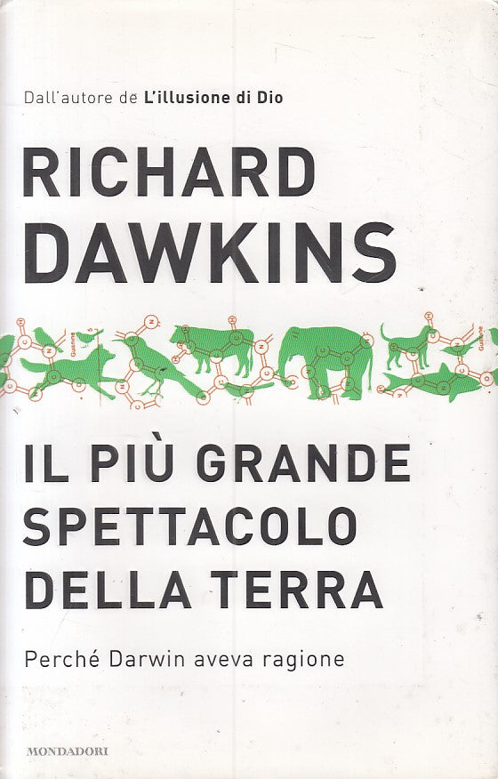 LS- IL GRANDE SPETTACOLO DELLA TERRA - DAWKINS - MONDADORI--- 2010 - CS - ZFS480