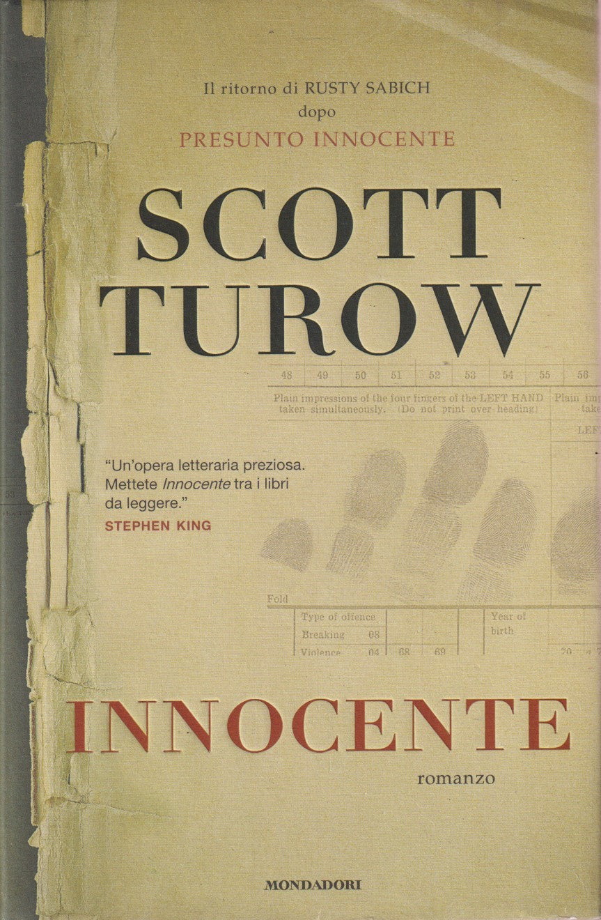 Innocente - Scott Turow - Mondadori Omnibus - JXS203