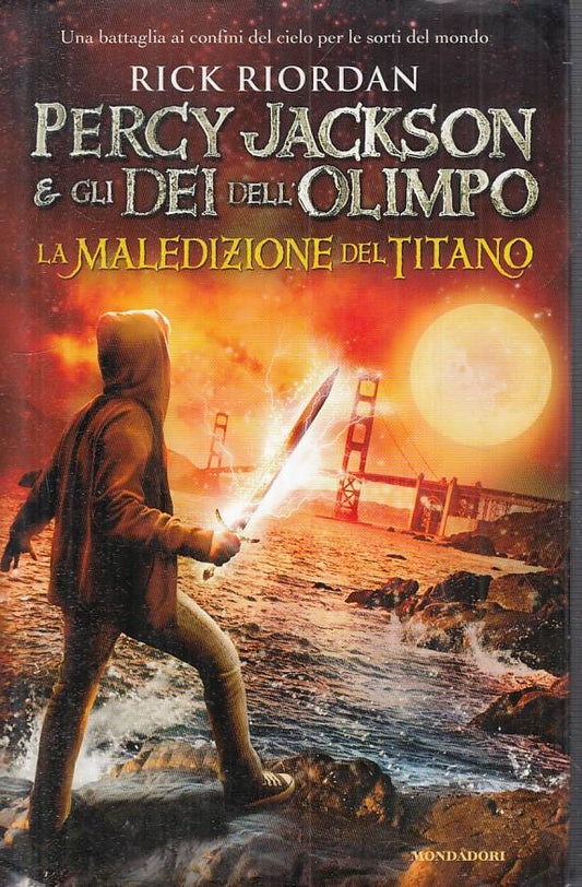 LN- PERCY JACKSON DEI OLIMPO MALEDIZIONE TITANO-- MONDADORI--- 2011- CS - YFS381